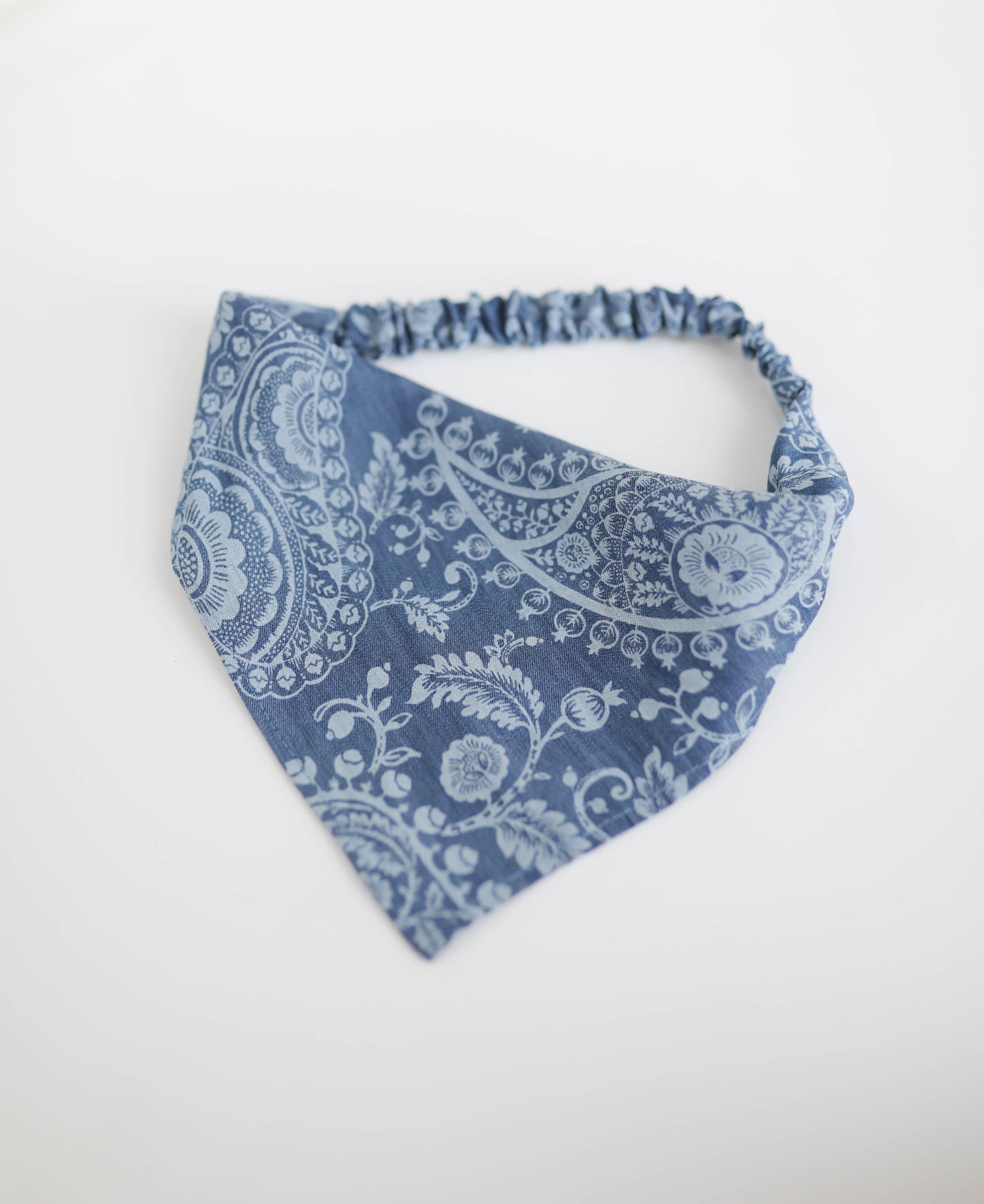 The Denim Bleu Blossom Bandana