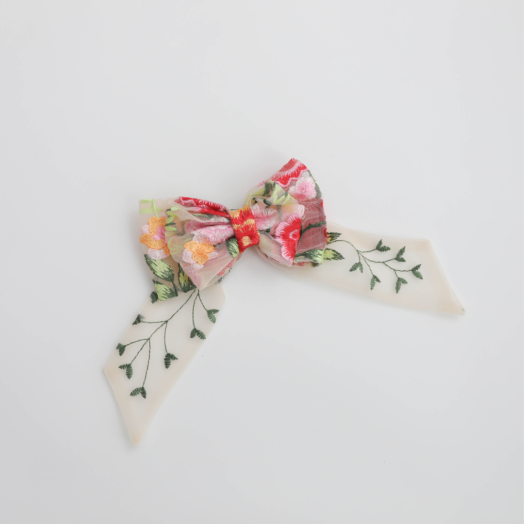 Luxe Bloom Bow Maxi