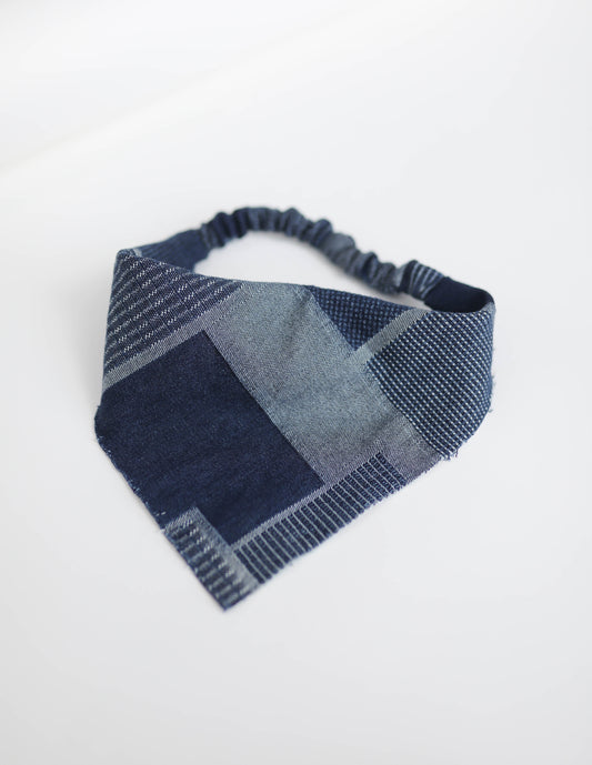 The Textured Denim Bandana