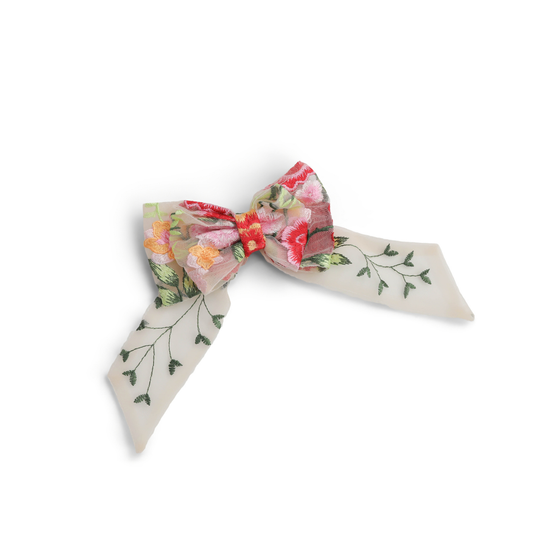 Luxe Bloom Bow Maxi